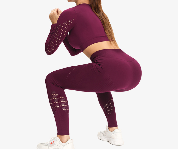 Breathable-Hollow-Long-Sleeved-Seamless-Quick-Drying-Sports-Suit-Yoga-Wear